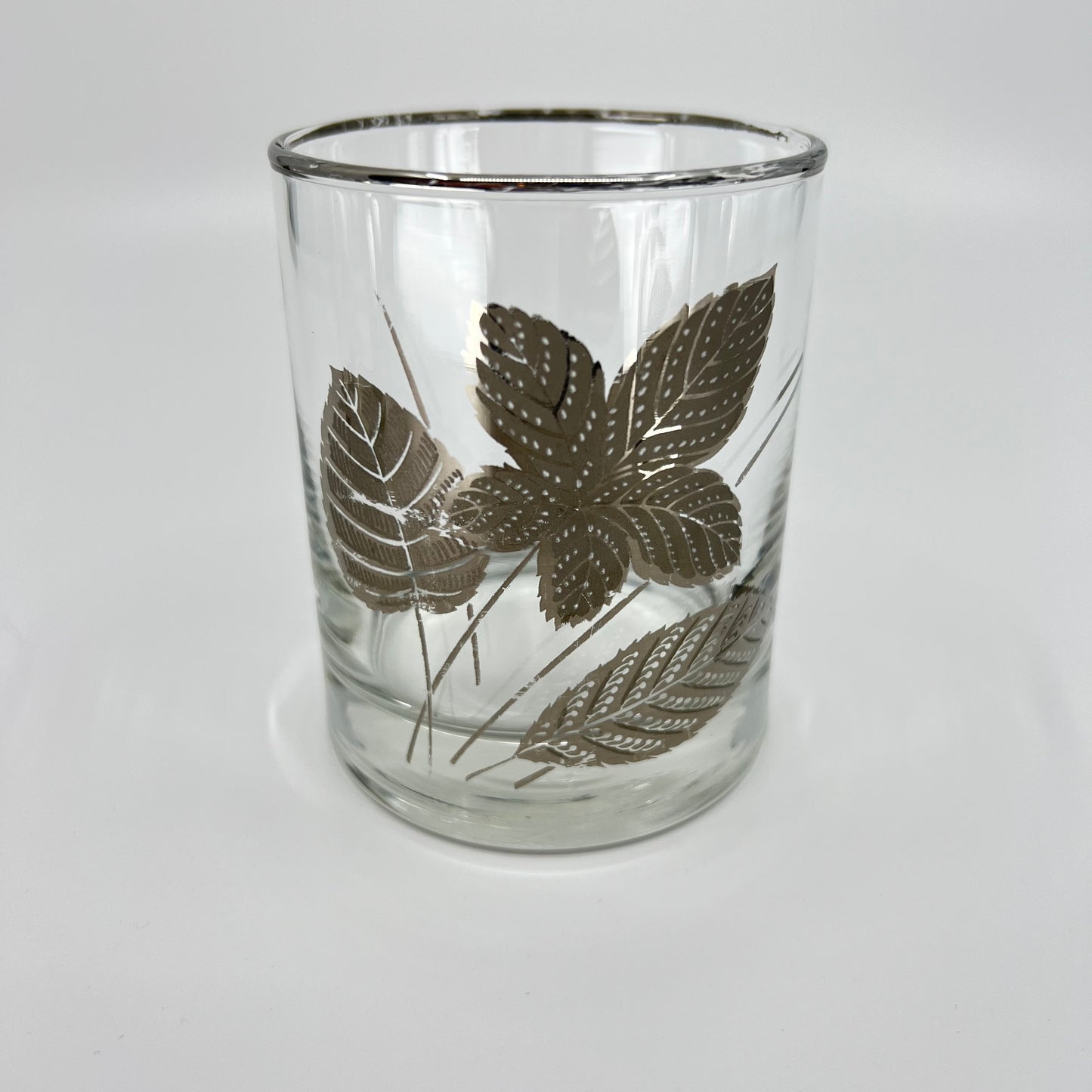 Leaf Lowballs with Caddy (Set of 8)
