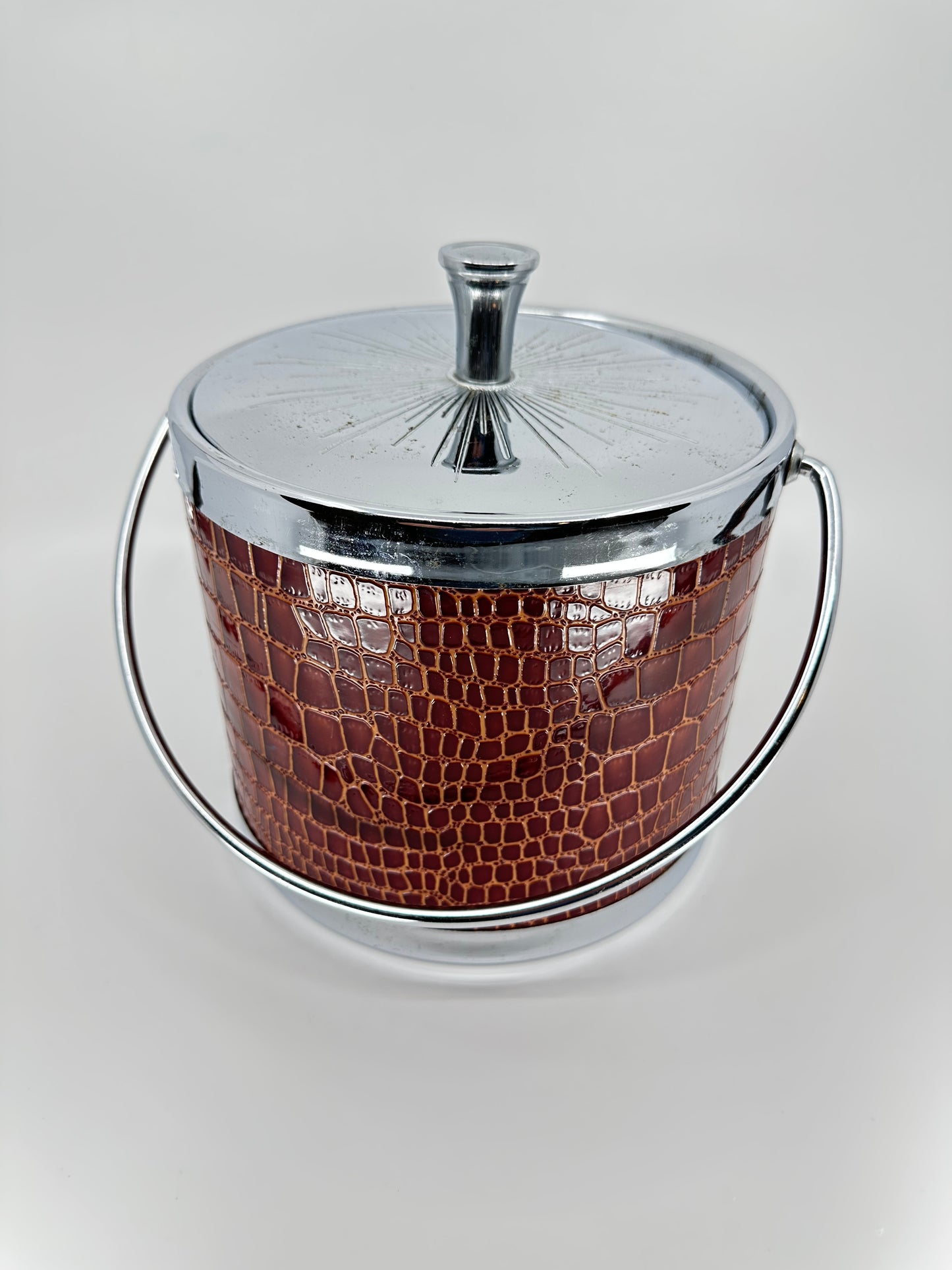 MCM Faux Alligator Ice Bin