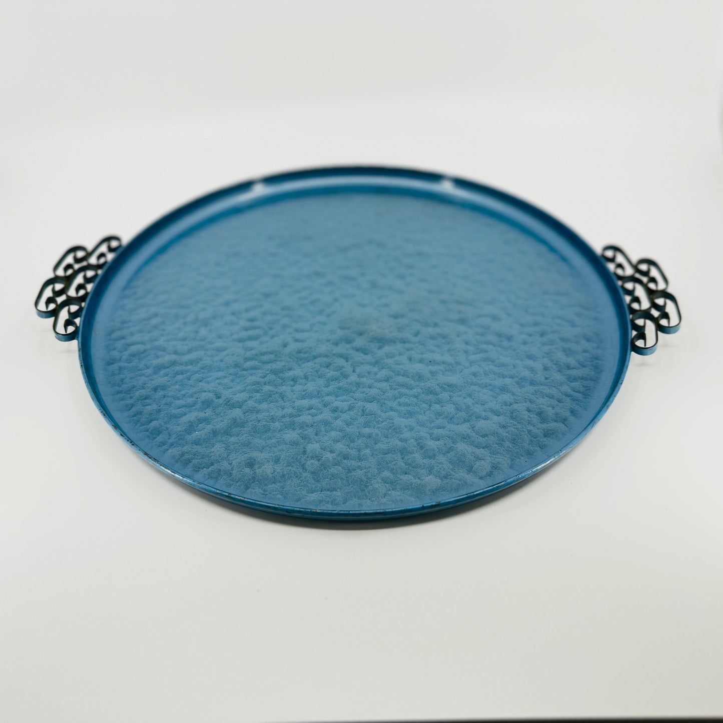 Blue MCM Enameled Tray