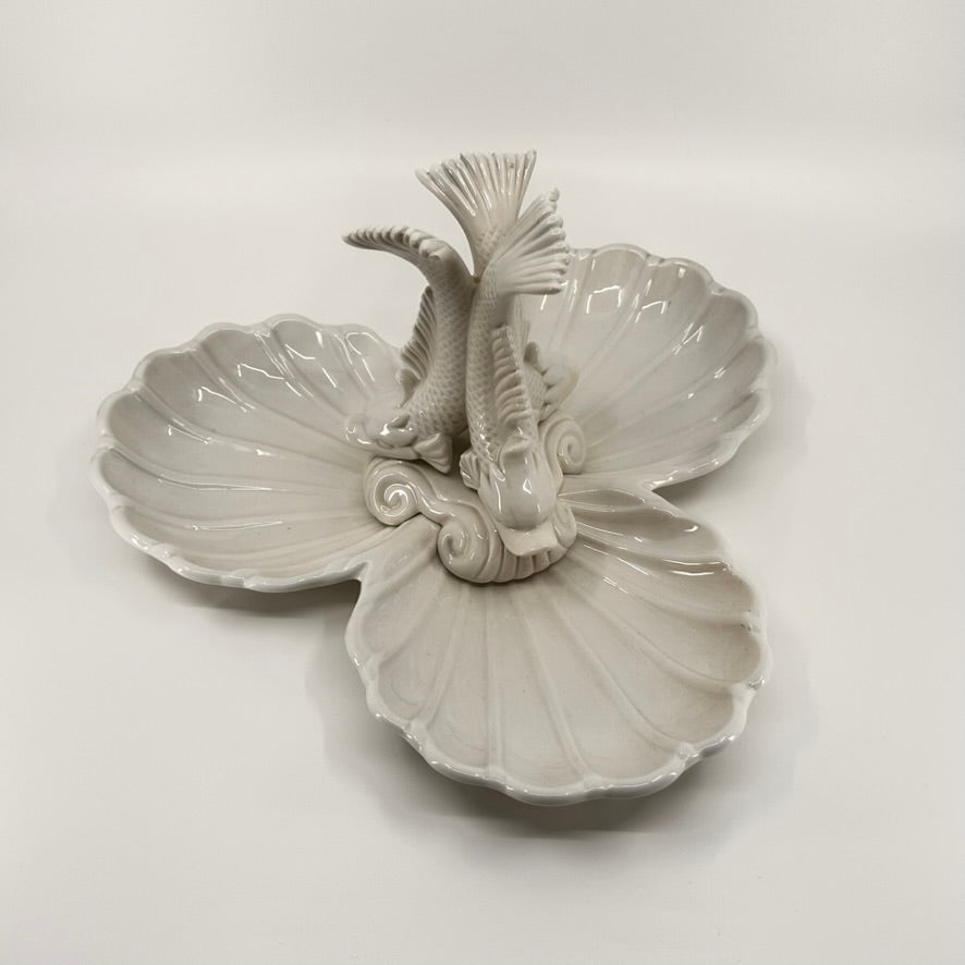 Koi Porcelain Serving Dish