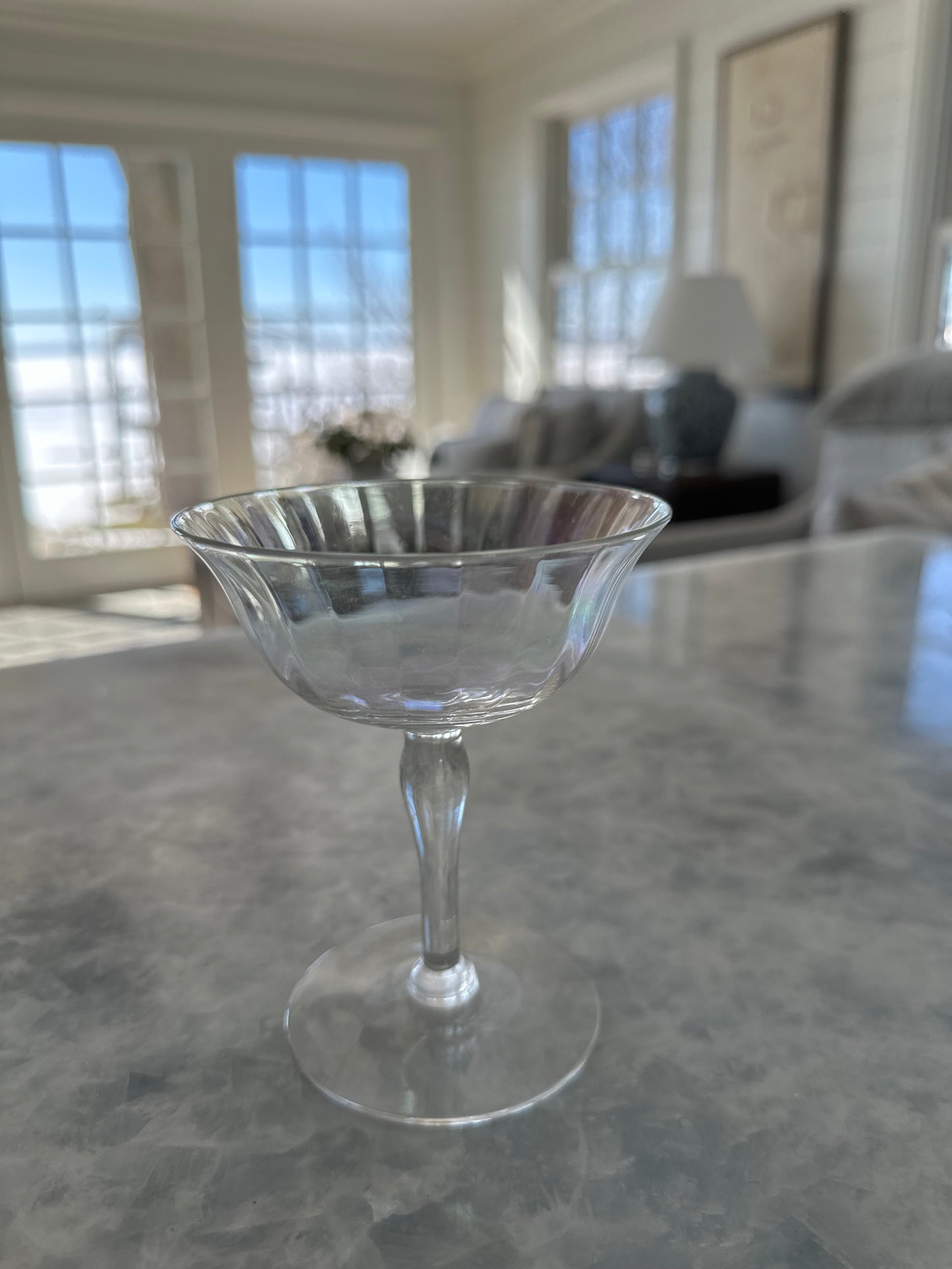 Iridescent coupe (Set of 4)