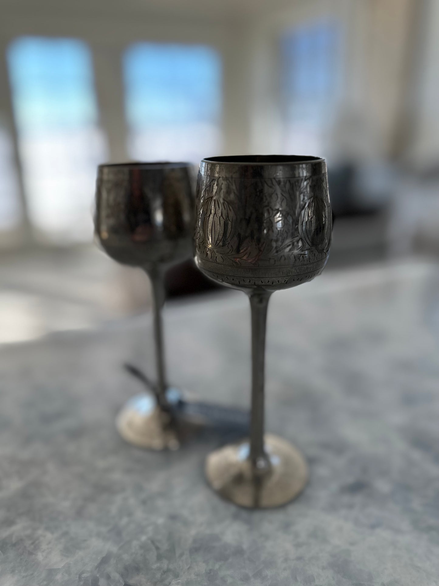 Silver Goblets (Set of 2)
