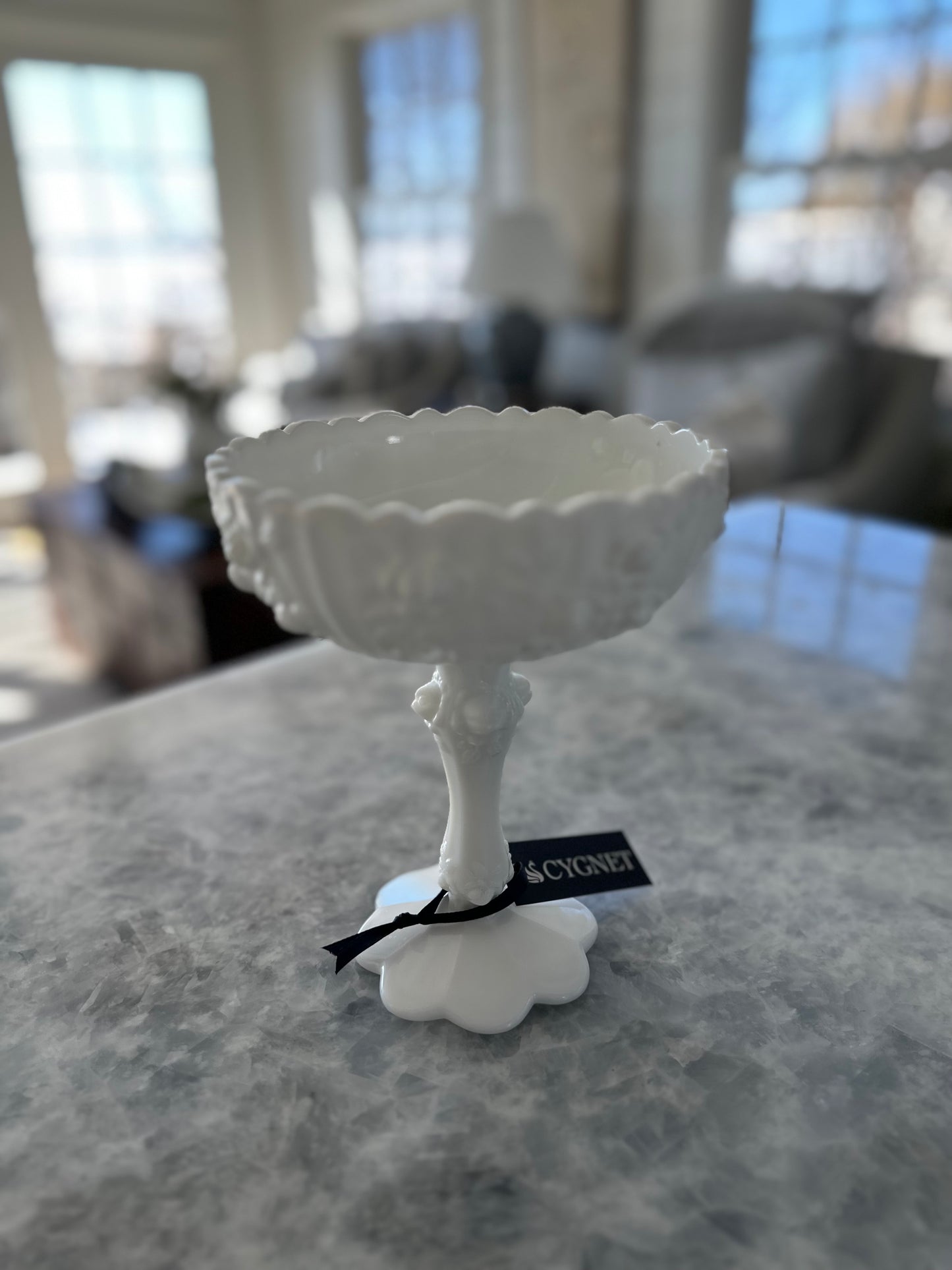 Fenton Rose Compote