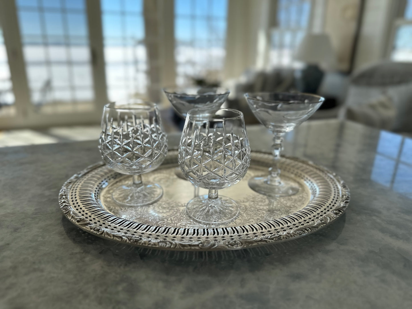 Silver Plated Serving Tray