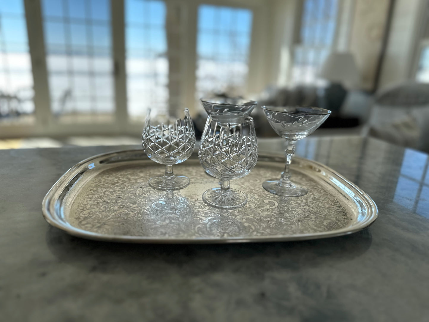 Silver Plated Rectangle Tray