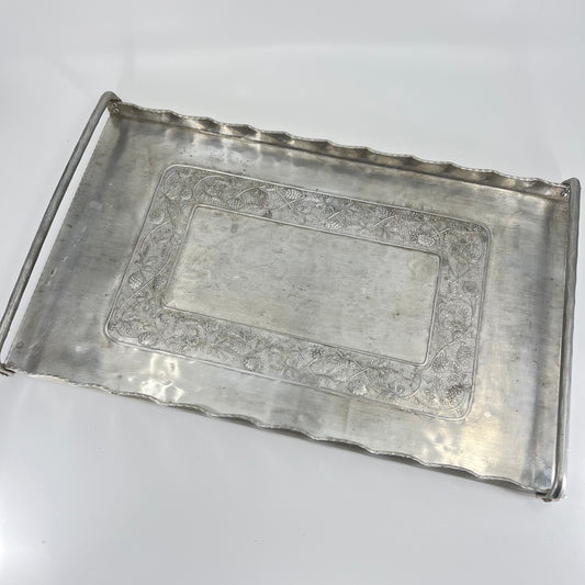1950's Winter Alloy Tray