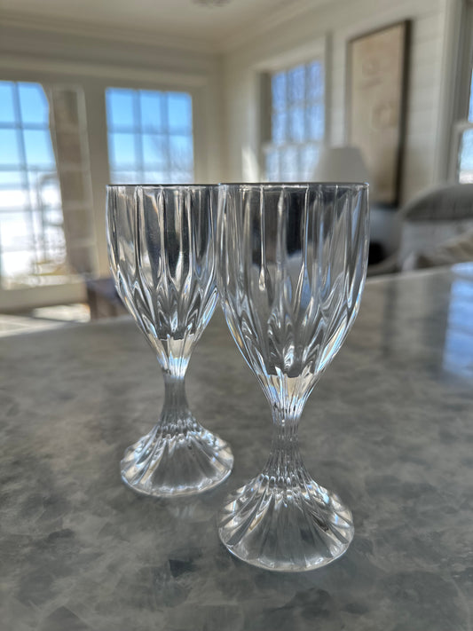 Lead Crystal Dessert Wine Glasses (Set of 2)